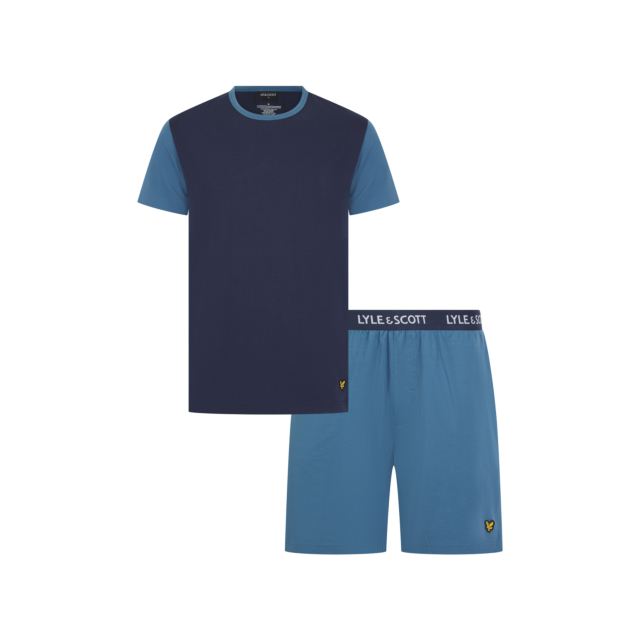 Lyle & Scott McCartney T-Shirt & Shorts Cotton Rich Lounge Set