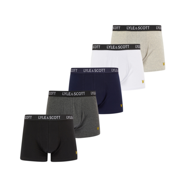 Lyle & Scott 5 Pack Miller Boxer Shorts