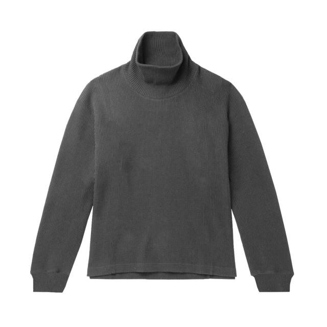 Brave Soul Vlad Waffle Knited Roll Neck Jumper