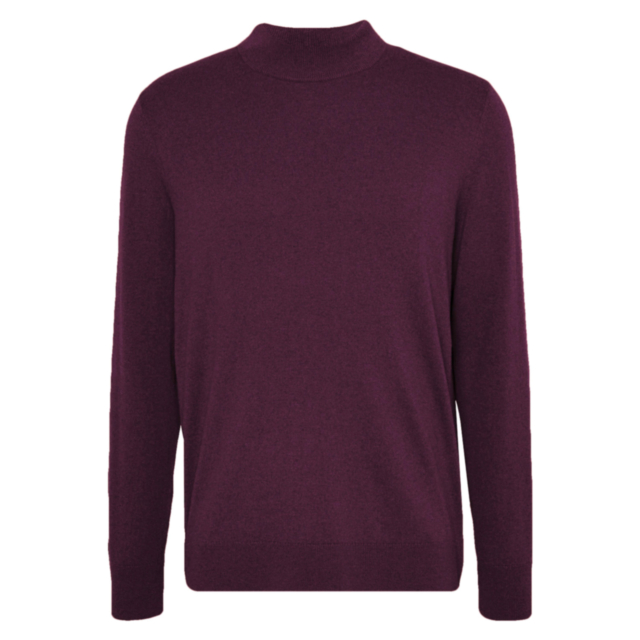 Brave Soul Plain Long Sleeve Turtle Neck Jumper