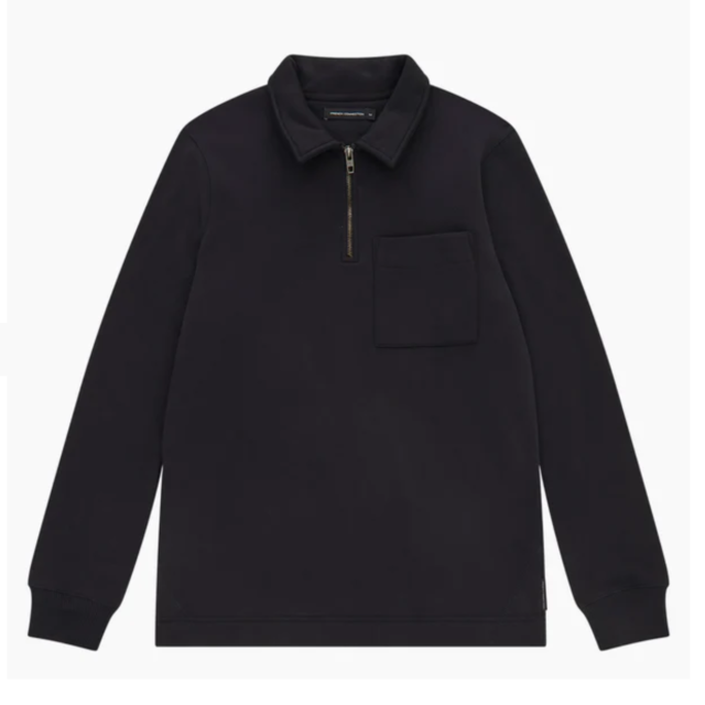 French Connection Collared Half Zip Pocket Jumper