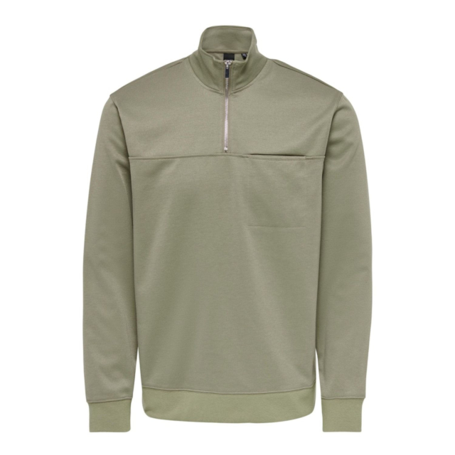 Only & Sons Oxley 1/4 Zip Highneck Jumper