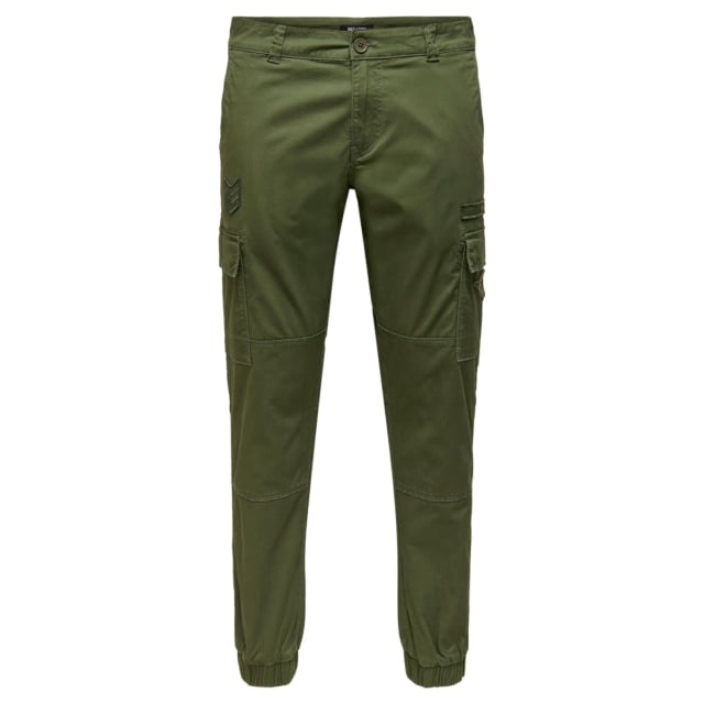 Only & Sons Cam Stage Cuff Cargo Trousers