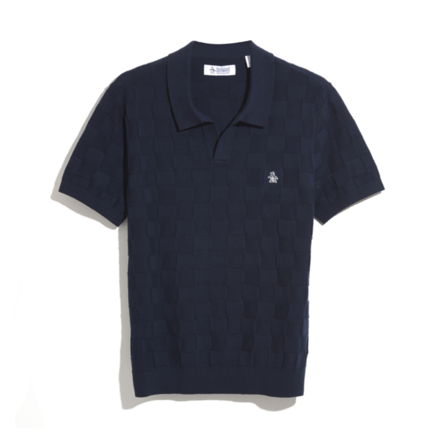 Original Penguin Cotton Jacquard Sweater Polo