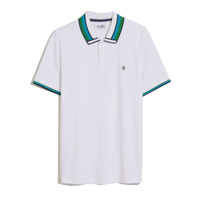 Original Penguin Interlock Novelty Tipped Polo