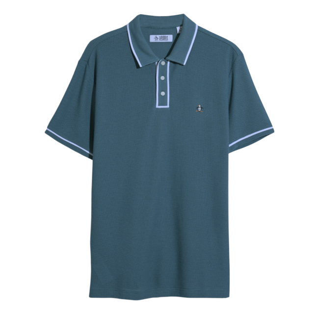 Original Penguin Icons Bentley Organic Cotton Mesh Short Sleeve Polo