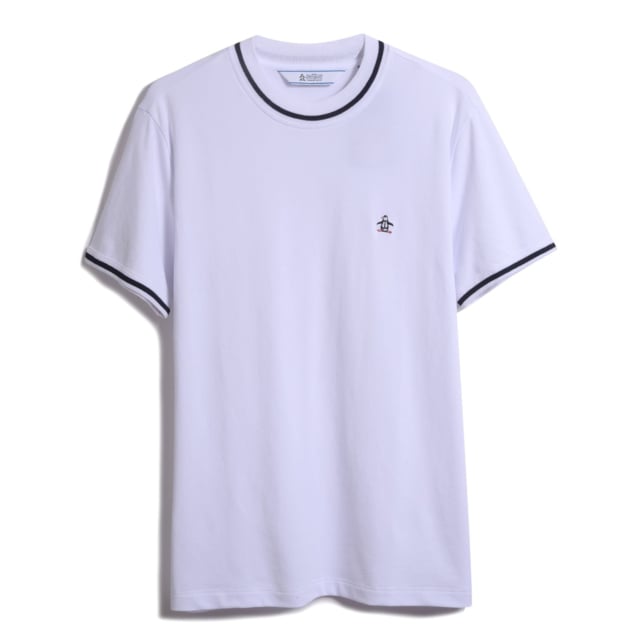Original Penguin Crew Neck Short Sleeve Ribbed Collar Pique T Shirt