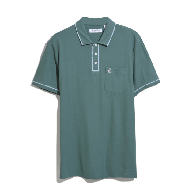 Original Penguin Organic Cotton The Eark Pique Short Sleeve Polo Shirt