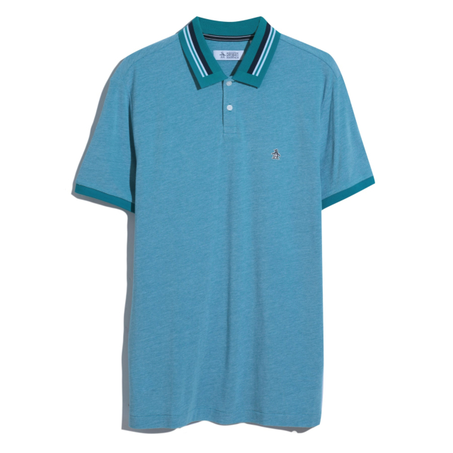 Jack & Jones Birdseye Pique Tipped Polo