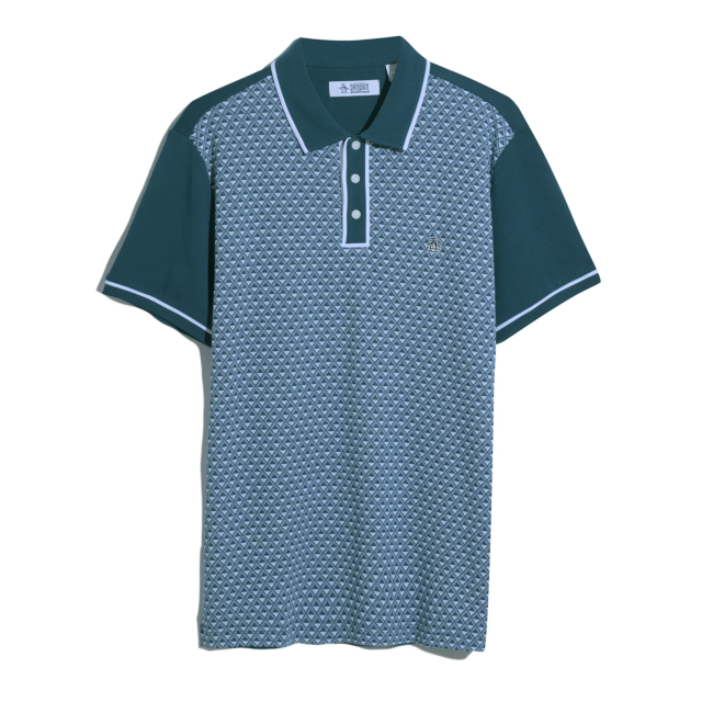 Original Penguin Diamond Jaquard Interlock Polo