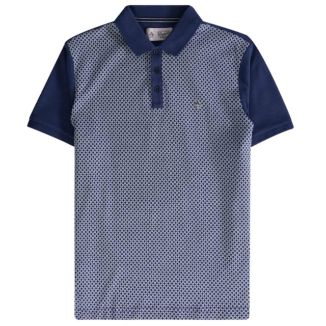 Original Penguin Jaquard Front Polo Shirt