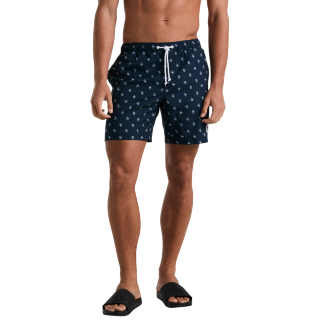 Original Penguin Volley All Over Print Re-Pete Swim Trunk