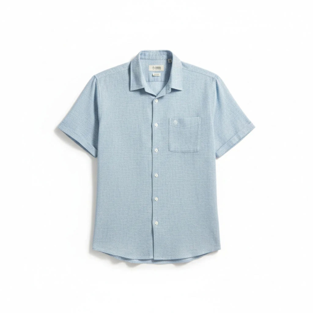 Original Penguin Open Weave Short Sleeve Shirt