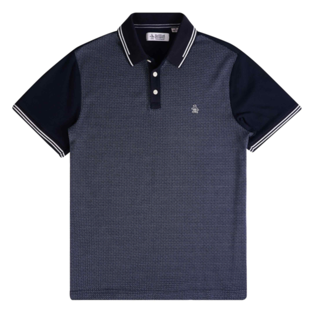Original Penguin Tipped Jacquard Front Polo Shirt