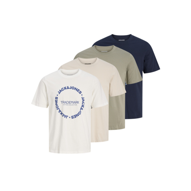 Jack & Jones Jjbenson Tee Ss Crew Neck 4pk Mp