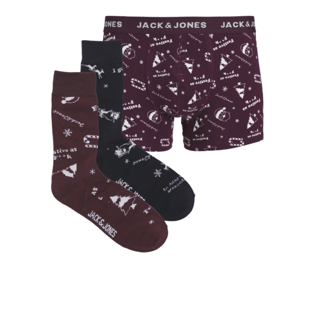 Jack & Jones Snowflake Underwear & Socks Giftbox