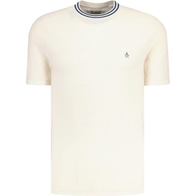 Original Penguin Textured Sweater Knit T-Shirt