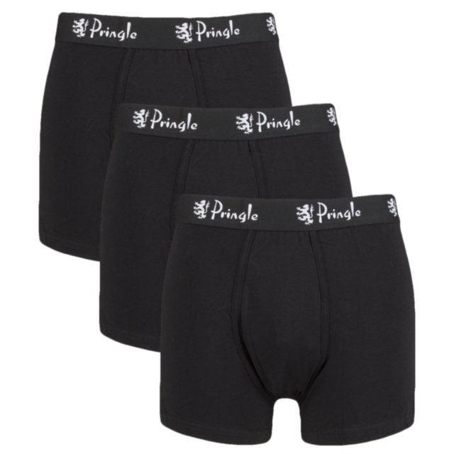 Pringle 3 Pack Modal Hipster Plain Front Cotton Boxers
