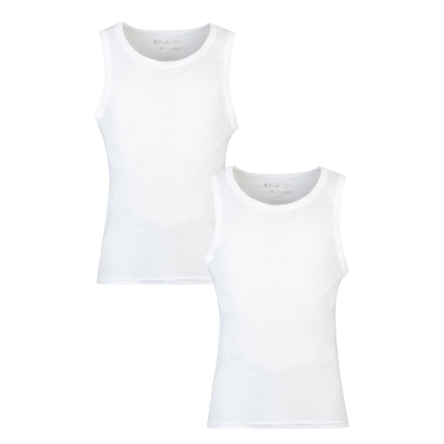 Pringle 2 Pack Pringle Cotton Round Neck Vests