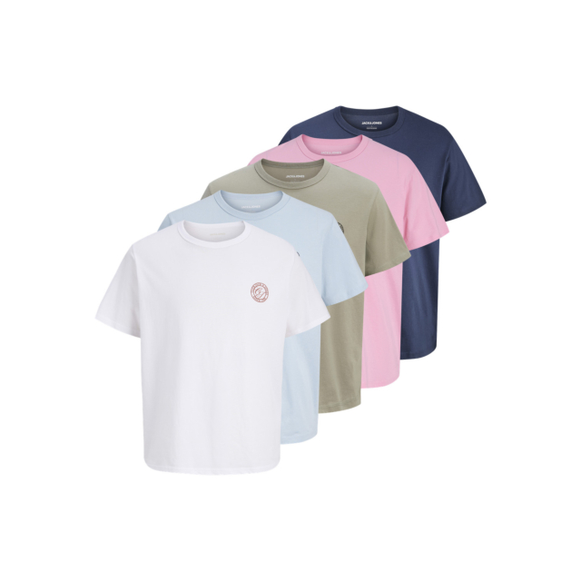 Jack & Jones Jjalliance Tee Ss Crew Neck 5pk Mp