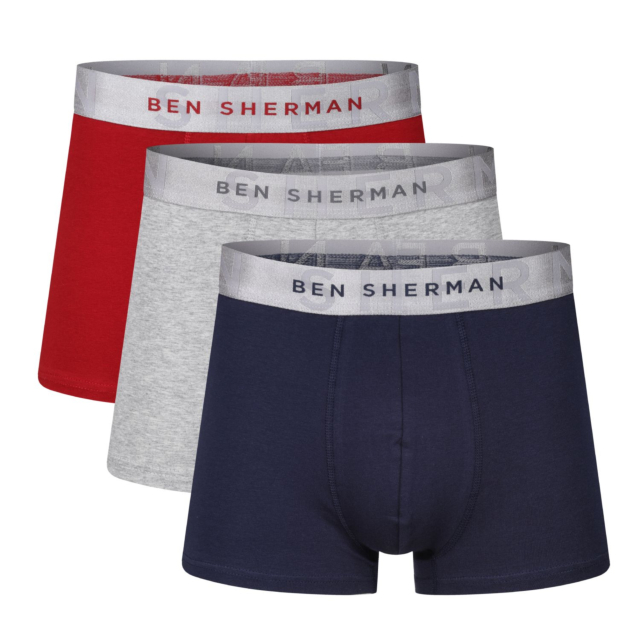 Ben Sherman 3 Pack Neo Boxers