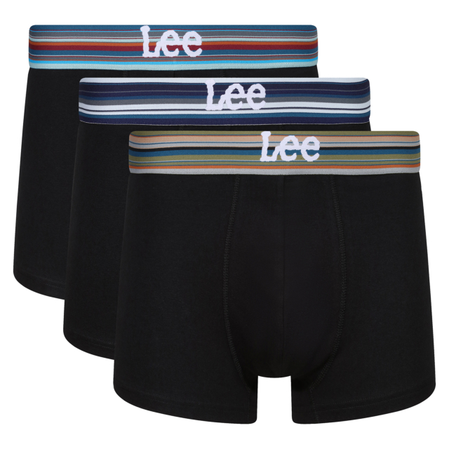 Lee FYFE 3 Pack Cotton Elastane Trunks