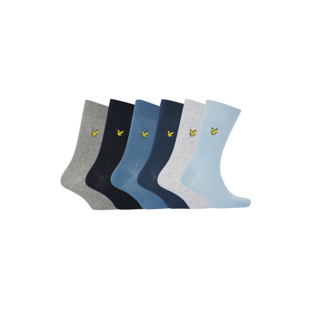 Lyle & Scott Men's VICTOR 6 Pack Socks Gift Box Set
