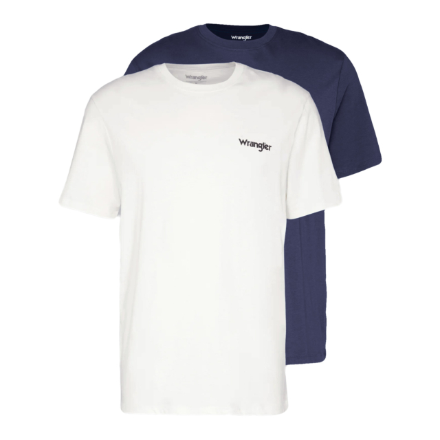 Wrangler 2 Pack Cotton T-shirt 