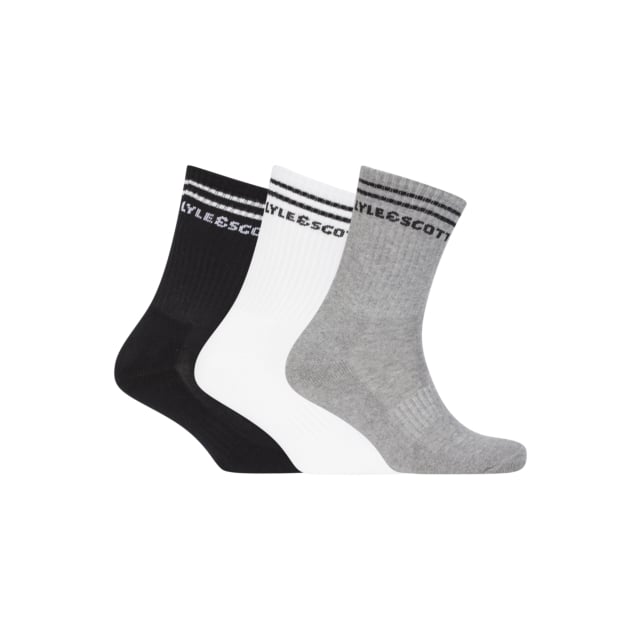 Lyle & Scott 3 Pack Walter Socks