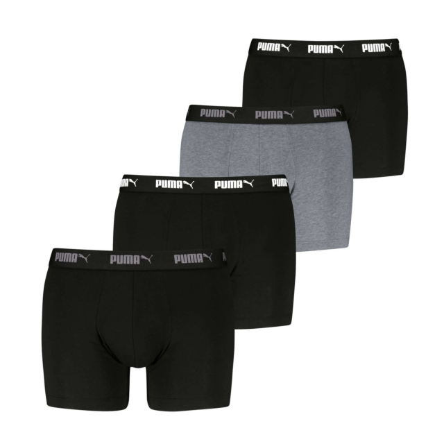 Puma 4 Pack Essential Everyday Breathable Comfort Cotton Stretch Boxers