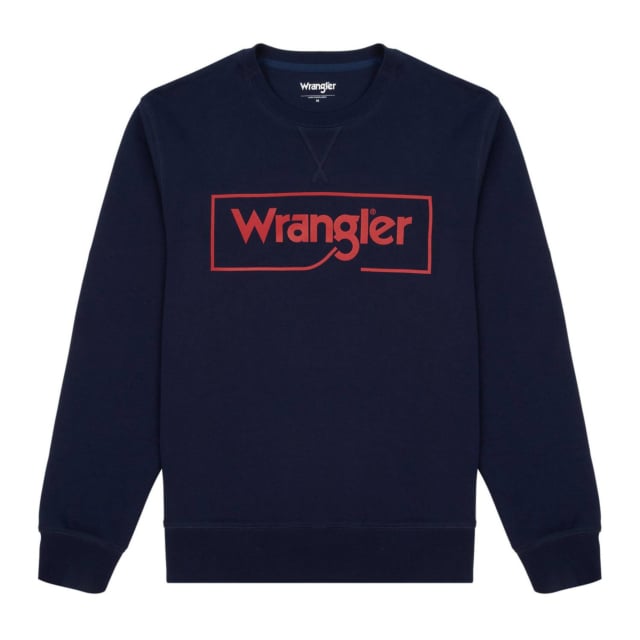 Wrangler Frame Logo Crew Neck Sweater