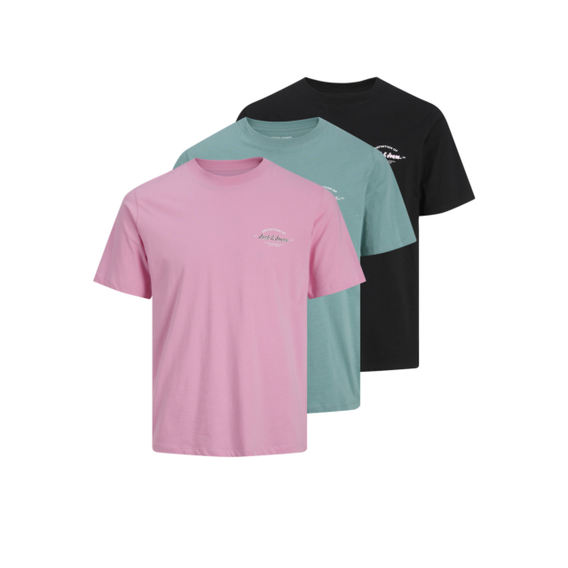 Jack & Jones Jjbrandon Tee Ss Crew Neck 3pk Mp